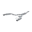 MBRP 15-19 Ford Mustang EcoBoost 2.3L Alum 3in Cat Back Dual Split Rear Exit (Race Version)-1