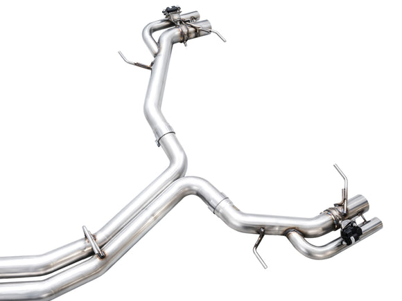 AWE Tuning 21-23 Audi C8 RS6/RS7 SwitchPath Cat-Back Exhaust - Diamond Black Tips