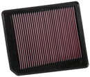 K&N 2017 Nissan Titan V8-5.6L F/I Drop In Replacement Air Filter-3