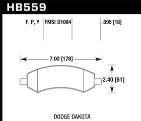 Hawk HPS Street Brake Pads - 0