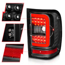 ANZO 2001-2011 Ford  Ranger LED Tail Lights w/ Light Bar Black Housing Clear Lens-5