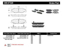 StopTech Performance 04-08 Cadillac XLR/XLR-V / 97-10 Chevrolet Corvette Rear Brake Pads-2