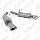 MBRP 05-10 Ford Mustang GT 5.0/Shelby GT500 Dual Mufflers Axle Back Split Rear AL-2