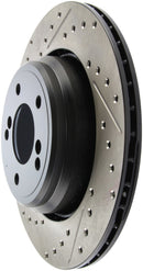 StopTech 00-03 BMW M5 (E39) Slotted & Drilled Right Rear Rotor-4