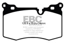 EBC 09-14 Mini Hardtop 1.6 Turbo J.C Works Yellowstuff Front Brake Pads-1