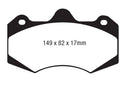 EBC AP Racing Caliper CP7040 Yellowstuff Brake Pads-3