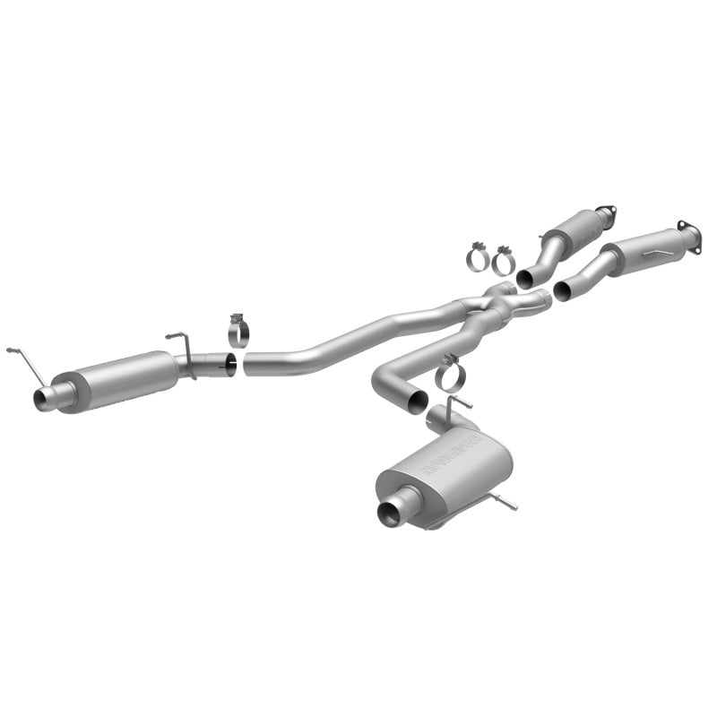 MagnaFlow 12 Jeep Grand Cherokee V8 6.4L Dual Split Rear Exit Stainless Cat Back Performance Exhaust - 0