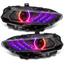 Oracle Lighting 18-23 Ford Mustang Dynamic ColorSHIFT LED Headlights - Black Series-28