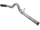 aFe Large Bore-HD 5in DPF Back 409 SS Exhaust System w/Black Tip 2017 Ford Diesel Trucks V8 6.7L(td)-6