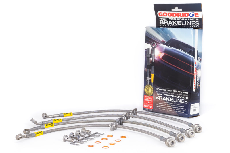 Goodridge 03+ Honda Accord w/ Rear Disc Brake Lines - 0