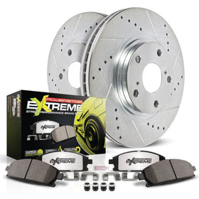 Power Stop 15-16 BMW 328i xDrive Rear Z26 Street Warrior Brake Kit - 0