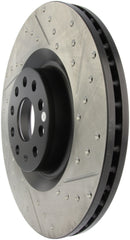 StopTech 09 VW Passat CC / 06-09 Passat Slotted & Drilled Left Front Rotor-6