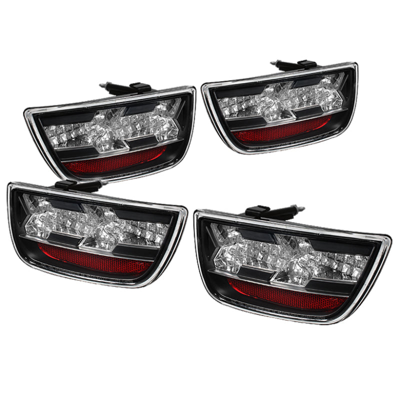 Spyder Chevy Camaro 10-13 LED Tail Lights Black ALT-YD-CCAM2010-LED-BK - 0