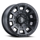 ICON Thrust 17x8.5 6x5.5 0mm Offset 4.75in BS Satin Black Wheel-1