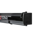 ARB Aluminum Awning, Black Frame, 8.2FT x 8.2FT, Installed with LED Light Strip-9