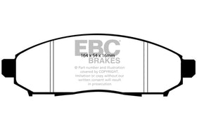 EBC 05+ Nissan Frontier 2.5 2WD Greenstuff Front Brake Pads - 0