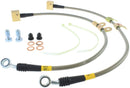 StopTech 06-09 Chevy Trailblazer Stainless Steel Front Brake Lines-1