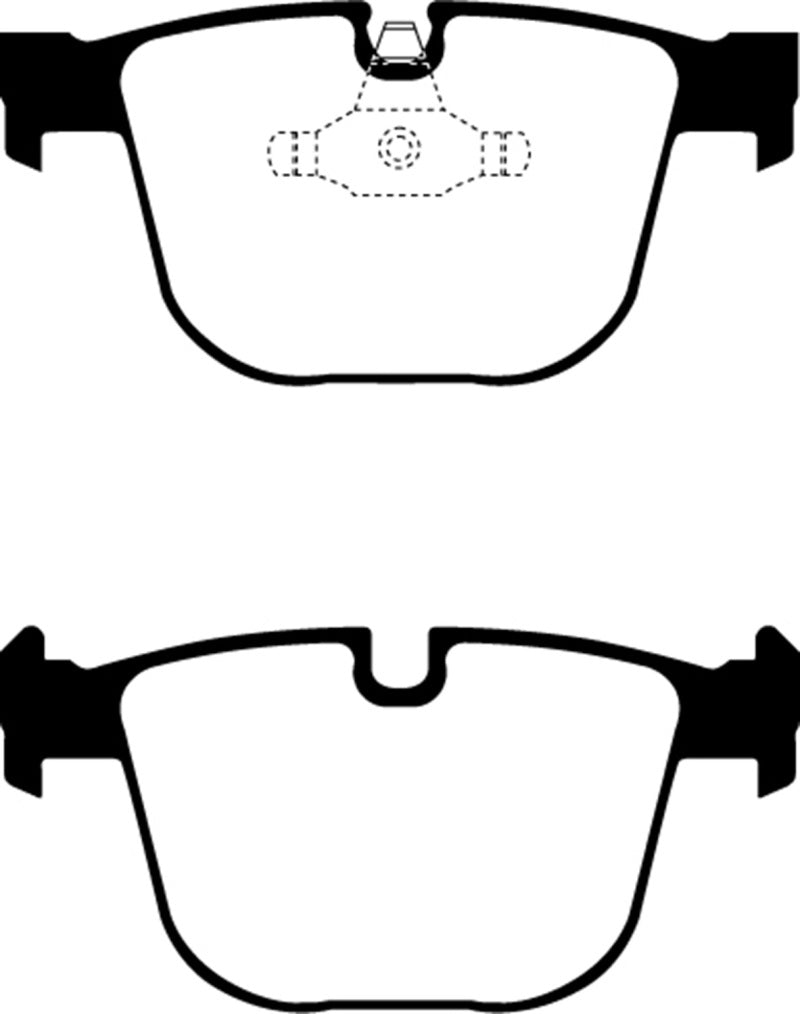 EBC 08-10 BMW M3 4.0 (E90) Redstuff Rear Brake Pads - 0