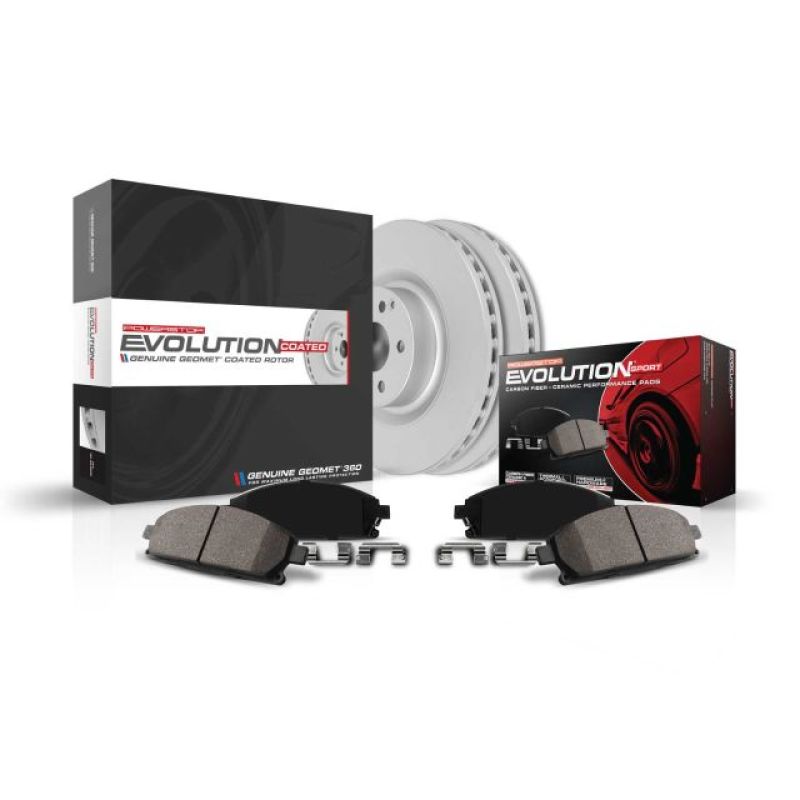 Power Stop 10-13 Audi A3 Rear Z23 Evolution Sport Coated Brake Kit - 0