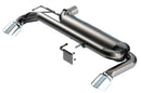 Borla 21-22 Ford Bronco 2.3L 4WD Touring Axle Back Exhaust w/ Bright Chrome Tips-1