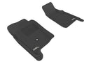 3D MAXpider 1998-2011 Ford Ranger Regular Cab/Supercab Kagu 1st Row Floormat - Black-1