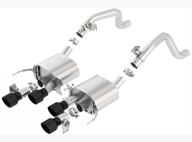 Borla 14-18 C7 Corvette Stingray Axle-Back ATAK Exhaust 2.75in To Muffler Dual 2.75in Out 4.25in Tip - 0