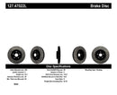 StopTech 05-10 Subaru Impreza WRX/STi Slotted & Drilled Left Front Rotor-7