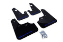 Rally Armor 07-17 Mitsubishi Lancer Black UR Mud Flap w/ Blue Logo-1