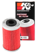 K&N KTM / Husaberg / Betamotor / Polaris 1.625in OD x 0.438in ID x 2.719in H Oil Filter-6
