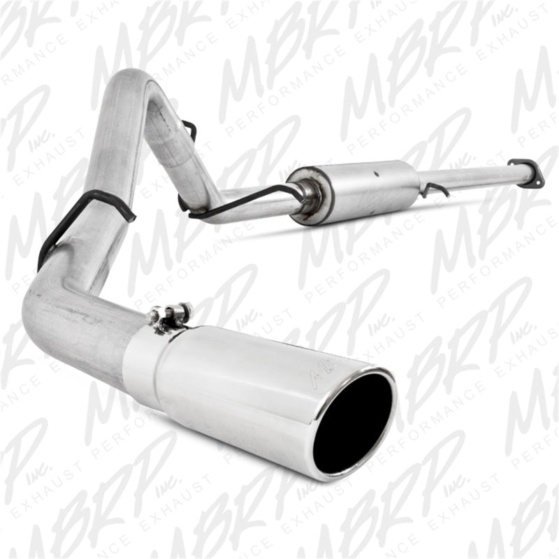 MBRP 2007-2008 Chev/GMC 1500 (Next Gen.) CC EC 66 bed 4.8/5.3L Cat Back Single Side - 0