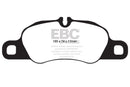 EBC 12-16 Porsche Boxster 2.7L (Cast Iron Rotors Only) Bluestuff Front Brake Pads-2
