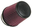 K&N Univ Rubber Round Tapered Filter 4.375in Flg ID/10 Deg Flg Angle 6in B OD/4.625in T OD/6.5in H-1