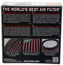 K&N Replacement Unique Air Filter 6.625in L x 4.75in W x 1.625in H with 1 Flange for Harley-Davidson-10
