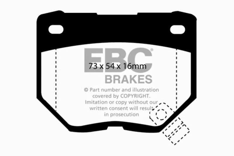 EBC 98-03 Nissan Skyline (R34) 2.5 GT (200) Greenstuff Rear Brake Pads - 0