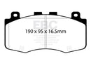 EBC 2018+ Jeep Grand Cherokee Trackhawk Yellowstuff Front Brake Pads-1