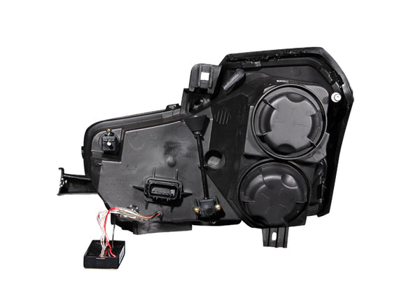 ANZO 2003-2007 Cadillac CTS Projector Headlights w/ Halo Black (CCFL)