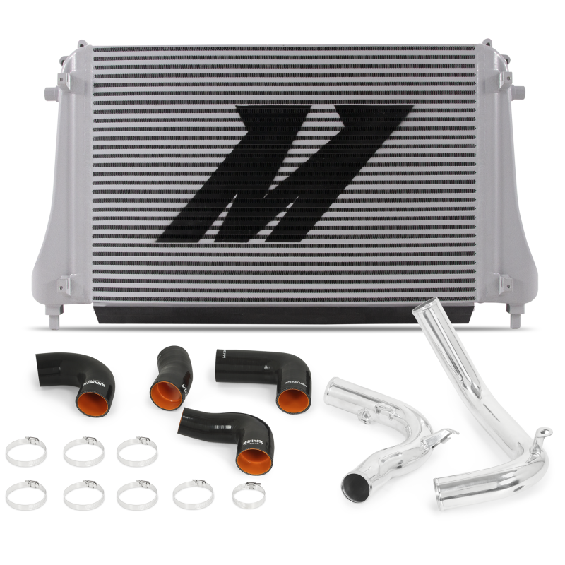 Mishimoto 2015+ VW MK7 Golf TSI / GTI / R Performance Intercooler Kit w/ Pipes (Polished) - 0