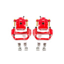 Power Stop 08-15 Toyota Sequoia Rear Red Calipers w/Brackets - Pair-1