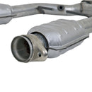 BBK 96-04 Mustang 4.6 GT / Cobra Short Mid H Pipe w Catalytic Converters 2-1/2 For Long Tube Headers-10