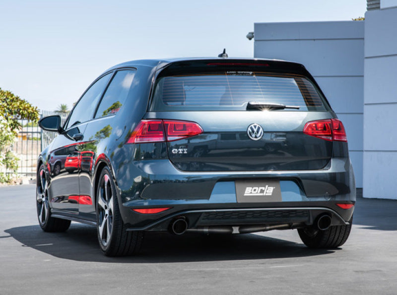 Borla 15-17 Volkswagen GTI (MK7) 2.0T AT/MT SS S-Type Catback Exhaust w/Black Chrome Tips - 0