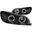 ANZO 2000-2004 Infiniti I30 Projector Headlights w/ Halo Black-1
