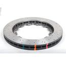 DBA 09+ Nissan GTR R-35 Front Drilled & Slotted 5000 Series Brembo Only Replacement Disc (No hardwar-1