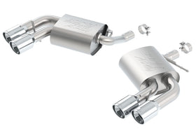 Borla 2016 Chevy Camaro V6 AT/MT ATAK Rear Section Exhaust w/o Dual Mode Valves - 0