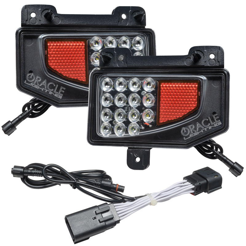 Oracle Rear Bumper LED Reverse Lights for Jeep Gladiator JT w/ Plug & Play Harness - 6000K