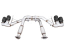 AWE Tuning 2020 Chevrolet Corvette (C8) Track Edition Exhaust - Quad Diamond Black Tips-5