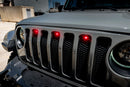 Oracle Pre-Runner Style LED Grille Kit for Jeep Wrangler JL - Red-1
