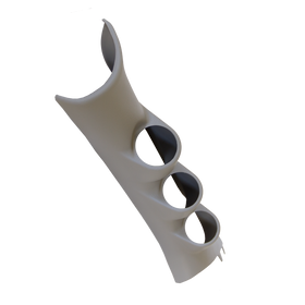 Autometer 10-12 Dodge Ram 52mm Taupe Triple Pillar Pod - 0