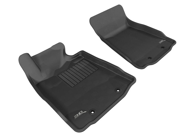 3D MAXpider 2009-2019 Nissan 370Z Kagu 1st Row Floormat - Black - 0