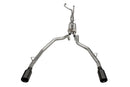 Corsa 2021-2024 Dodge Ram TRX Crew Cab Xtreme Catback Exhaust Dual Rear Black Tip-5