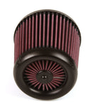 K&N Filter Universal X Stream Clamp-On 3 inch Flange 6 inch Base  5 inch Top 5 9/16 inch Height-12